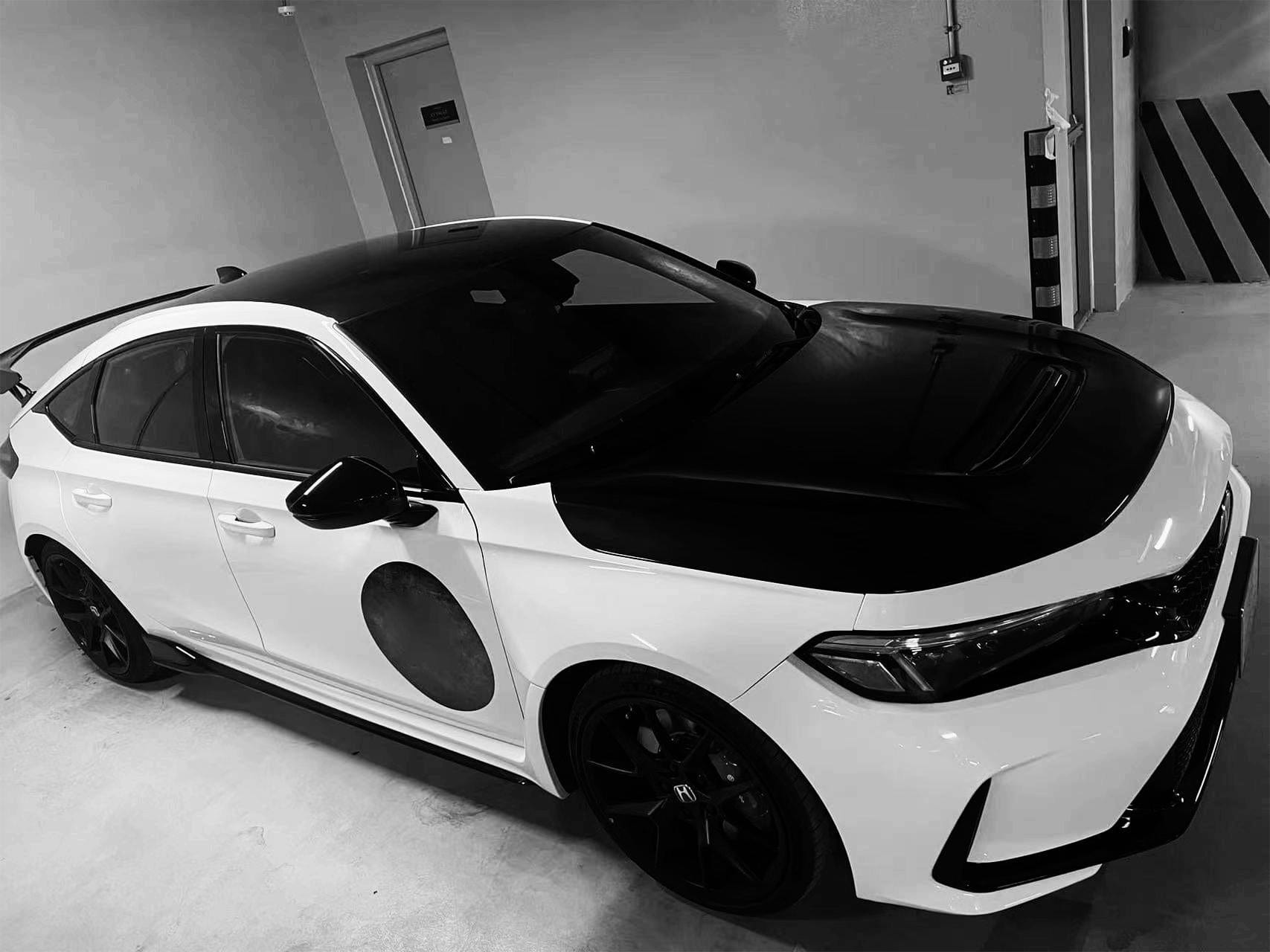 For Civic Type R FL5 2022-2024 Carbon Fiber Hood Bonnet Replacement Kazento Carbon Parts 车身侧板 Carbon Fiber FL5-HOOD-V1-CF