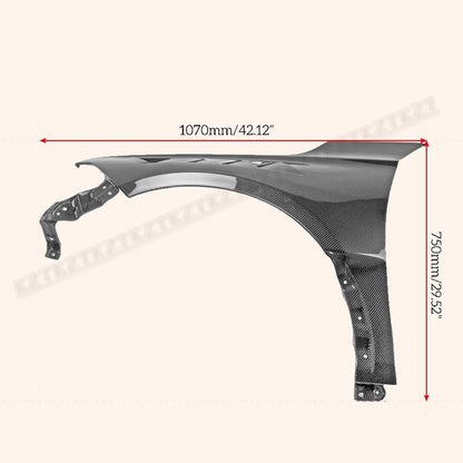 For Civic Type-R Fl5 Epa Design For Honda Front Fender Carbon Fiber Kazento Carbon Parts 车身侧板 FL5-FF-EPA-CF