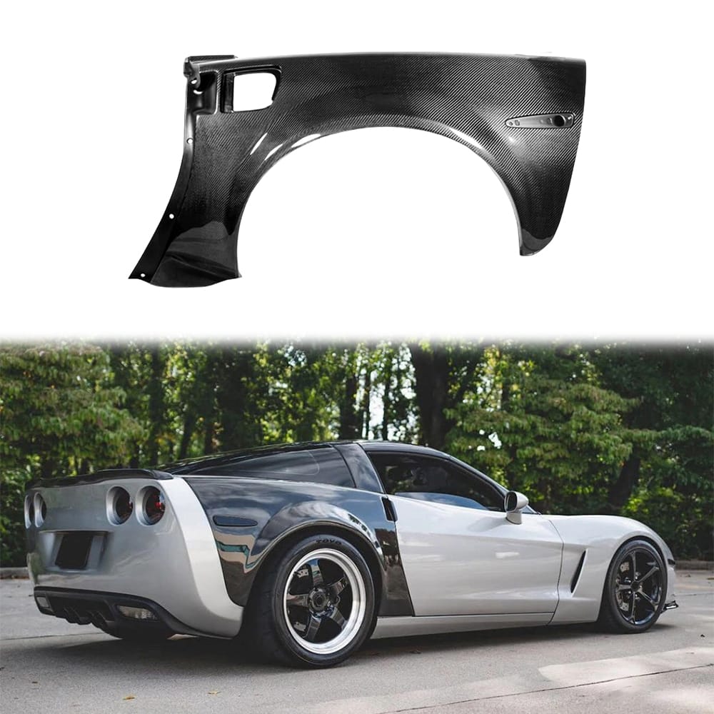 For Corvette C6 KZ Style Rear Fender 2006-2013