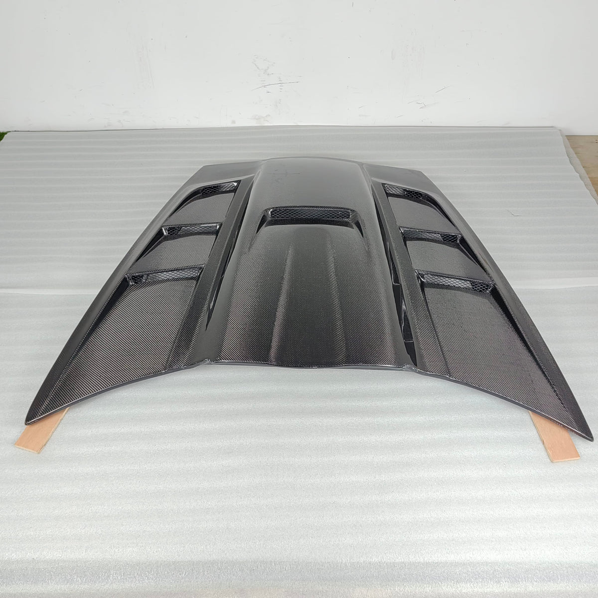 For Corvette C6 KZC Style Front Vented Cooling Hood Bonnet 2006-2013