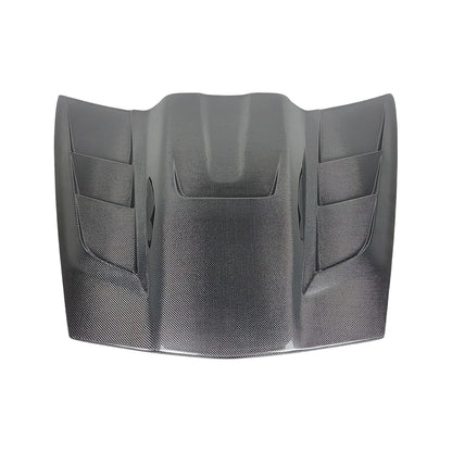 For Corvette C6 KZC Style Front Vented Cooling Hood Bonnet 2006-2013