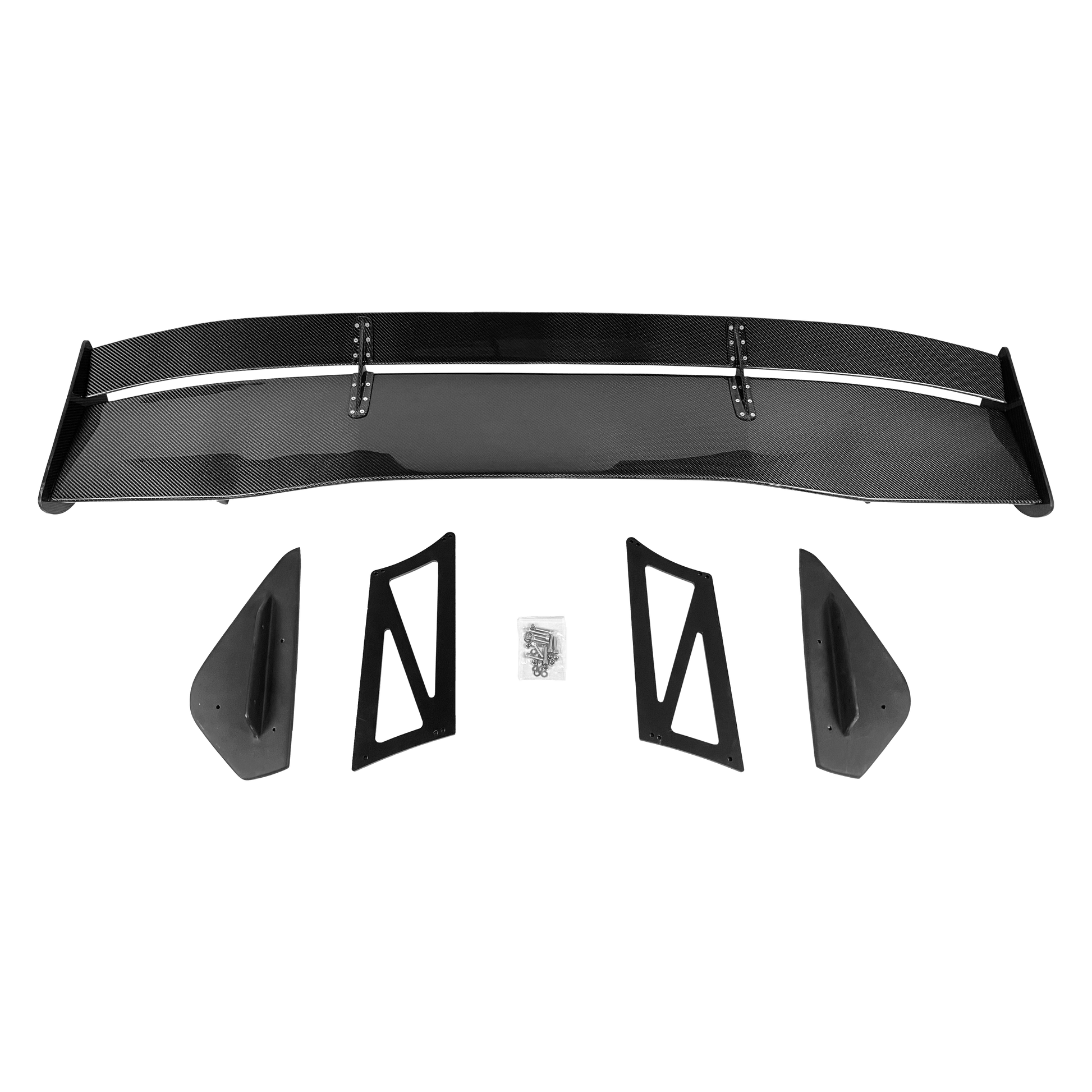 For Evolution EVO 7 8 9 VTX Type 5 Cyber GT Wing 1700mm( High Stand 390mm) Kazento Carbon Parts Carbon Fiber EVO8-RS-CY17-39S-CF