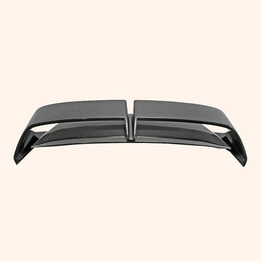 For F55 F56 Mini Cooper Gp3 Style Rear Spoiler (Fit Both 3&5 Doors But Not For S Model) Carbon Fiber Car Body Parts Kits Kazento Carbon Parts 车身侧板 F56-RS-GP3-CF