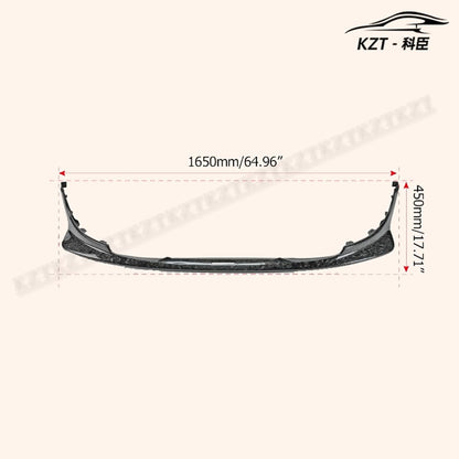 For F56 Mini Cooper S Dag Style Front Bumper Lip (Jcw Front Bumper Only) Chin Splitter Spoiler Carbon Fiber Forged Looks Body Kits Kazento Carbon Parts 车身侧板 F56-FL-DAG-FCF