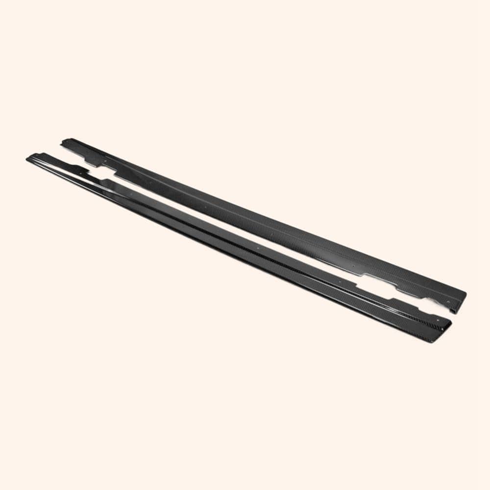 For F56 Mini Cooper S Dag Style Ver 2.1 Side Skirt Under Board Rocker Panels Side Part Carbon Fiber Body Kit Replacement