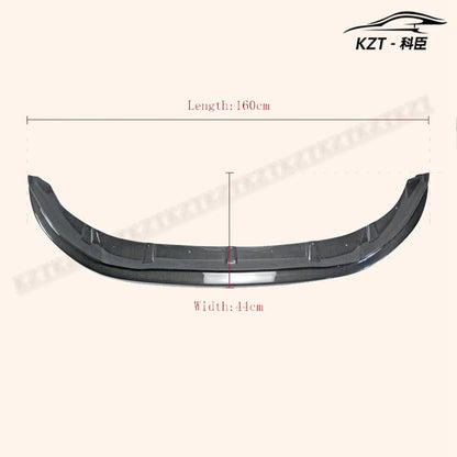 For F56 Mini Cooper S Jdm Front Bumper Lip (S Only) Chin Splitter Spoiler Carbon Fiber Body Kits Kazento Carbon Parts 车身侧板 F56-FL-JDM-S-CF