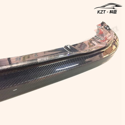 For F56 Mini Cooper S Jdm Front Bumper Lip (S Only) Chin Splitter Spoiler Carbon Fiber Body Kits Kazento Carbon Parts 车身侧板 F56-FL-JDM-S-CF