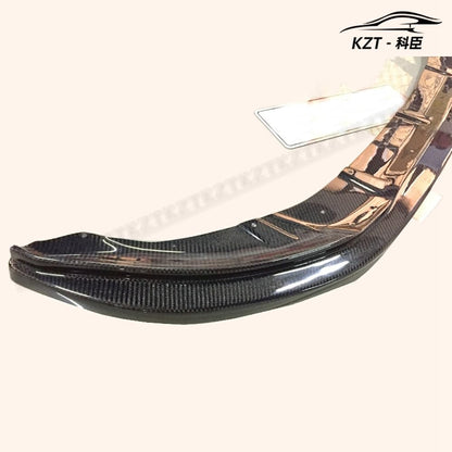 For F56 Mini Cooper S Jdm Front Bumper Lip (S Only) Chin Splitter Spoiler Carbon Fiber Body Kits Kazento Carbon Parts 车身侧板 F56-FL-JDM-S-CF