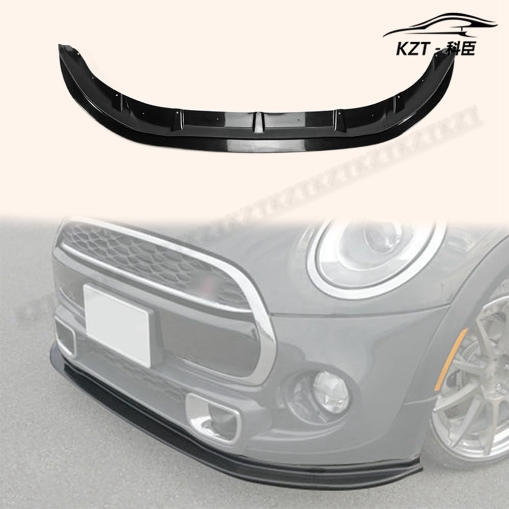 For F56 Mini Cooper S Mon Style Front Bumper Lip (S Only) Chin Splitter Spoiler Fiber Glass Body Kits Kazento Carbon Parts 车身侧板 F56-FL-MON-S-FRP