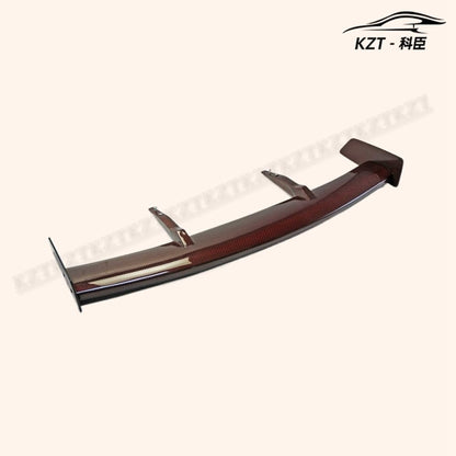 For F56 Mini Cooper S Rk Style Rear Spoiler (S Only) Carbon Fiber (Red Color) Car Body Parts Kits Kazento Carbon Parts 车身侧板 F56-RS-RK-S-RCF2