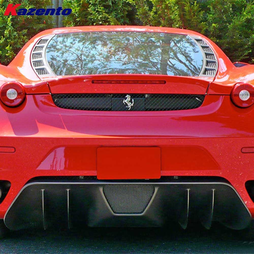 For Ferrari 430 Scuderia Style Rear Bumper Under Diffuser Carbon Fiber Kazento Carbon Parts 车身侧板 F430-DIF-SCU-CF
