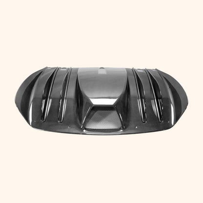 For Ferrari 430 Scuderia Style Rear Bumper Under Diffuser Carbon Fiber Kazento Carbon Parts 车身侧板 F430-DIF-SCU-CF
