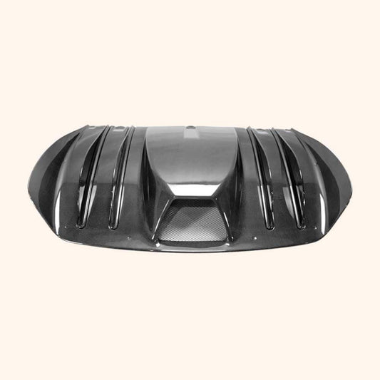 For Ferrari 430 Scuderia Style Rear Bumper Under Diffuser Carbon Fiber Kazento Carbon Parts 车身侧板 F430-DIF-SCU-CF