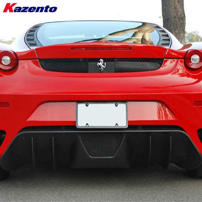 For Ferrari 430 Scuderia Style Rear Bumper Under Diffuser Carbon Fiber