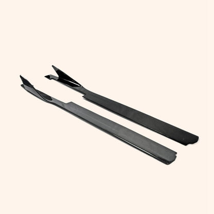 For Ferrari 458 Ap Style Side Skirt Extension Rocker Panels Side Part Carbon Fiber Body Kit Replacement Kazento Carbon Parts 车身侧板 458-SSX-AP-CF