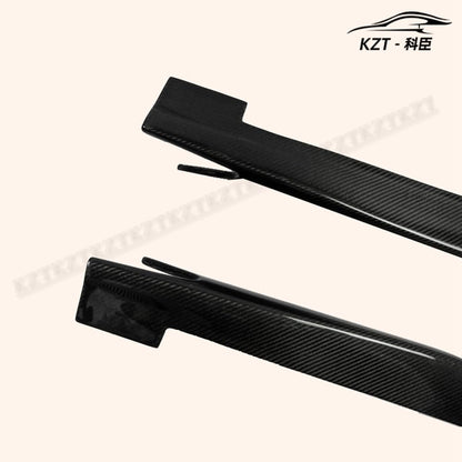 For Ferrari 458 Ap Style Side Skirt Extension Rocker Panels Side Part Carbon Fiber Body Kit Replacement