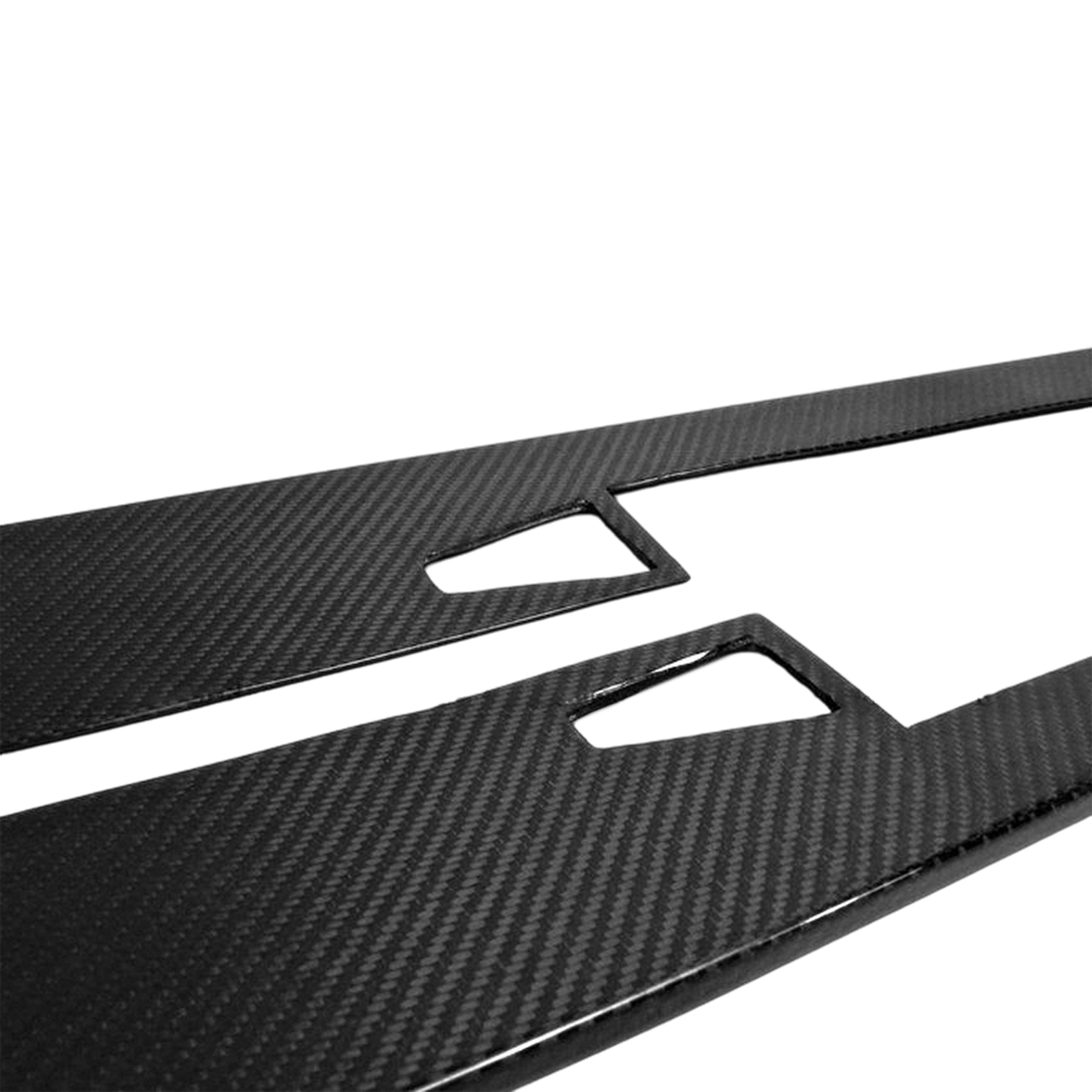 For Ferrari 458 Italia KZ Style Side Skirts Extensions 2009-2015