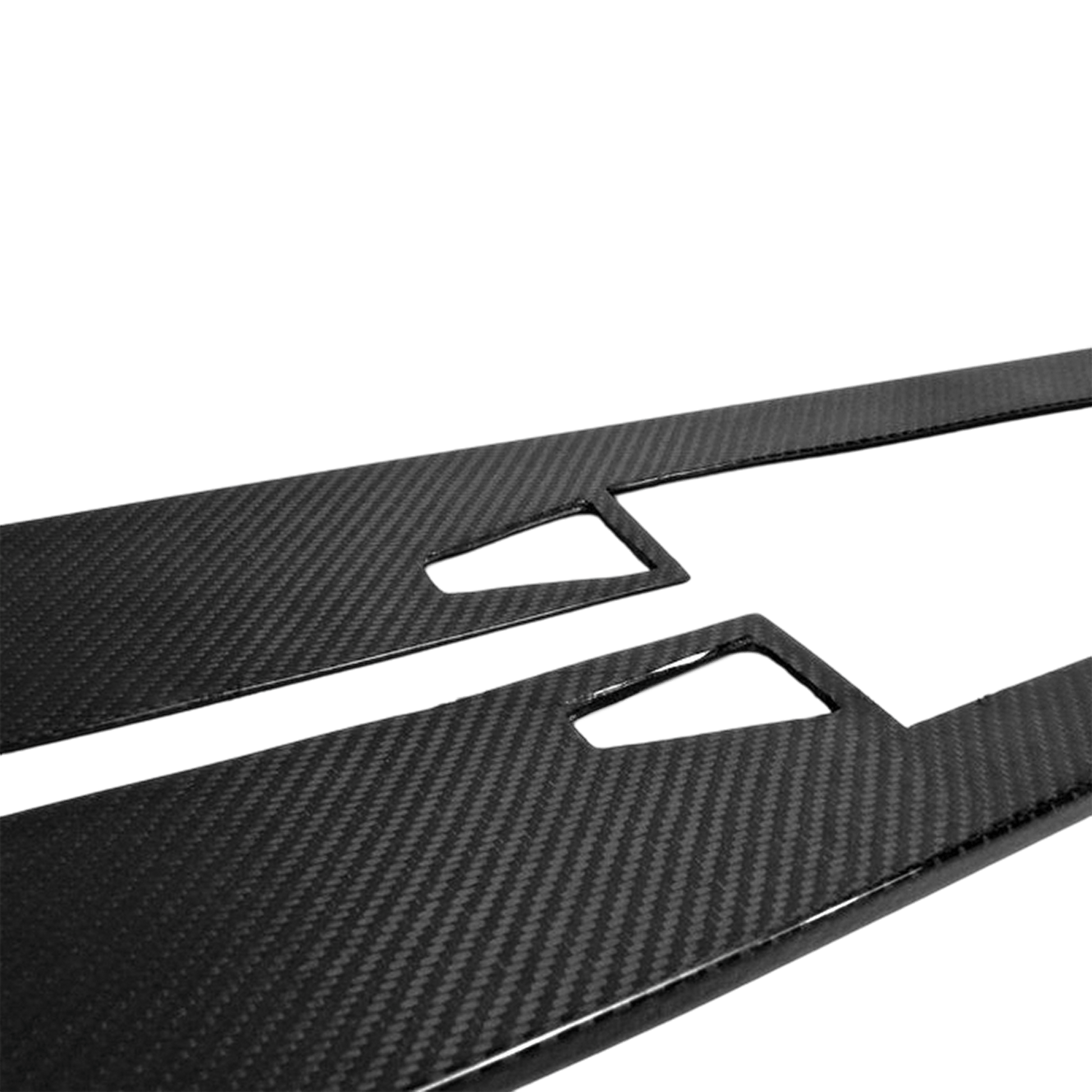 For Ferrari 458 Italia KZ Style Side Skirts Extensions 2009-2015