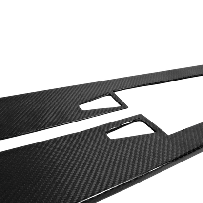 For Ferrari 458 Italia KZ Style Side Skirts Extensions 2009-2015