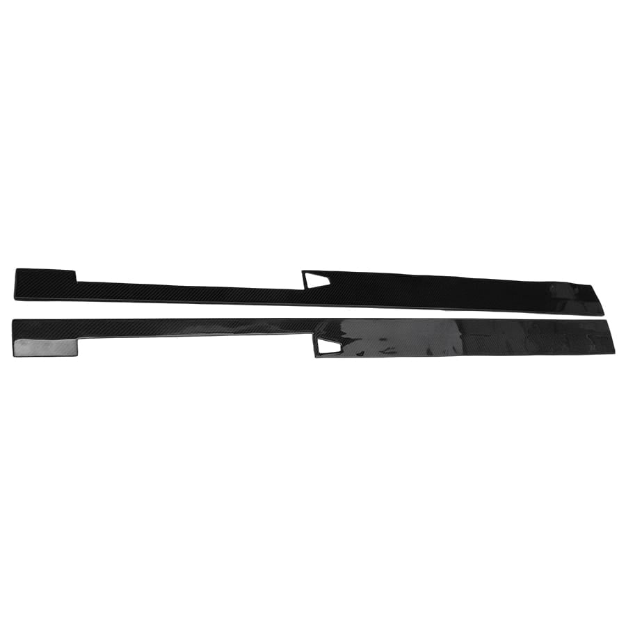 For Ferrari 458 Italia KZ Style Side Skirts Extensions 2009-2015