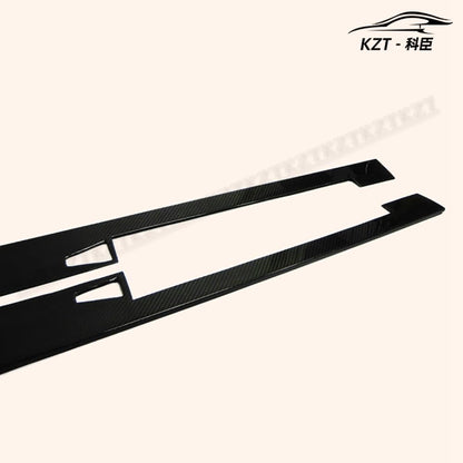 For Ferrari 458 Italia Side Skirt Extension Rocker Panels Side Part Carbon Fiber Body Kit Replacement