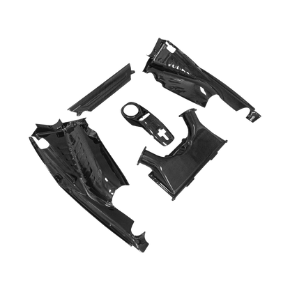 For Ferrari 488 GTB Spider Pista 2015-19 Dry Carbon Engine Bay Panel Compartment