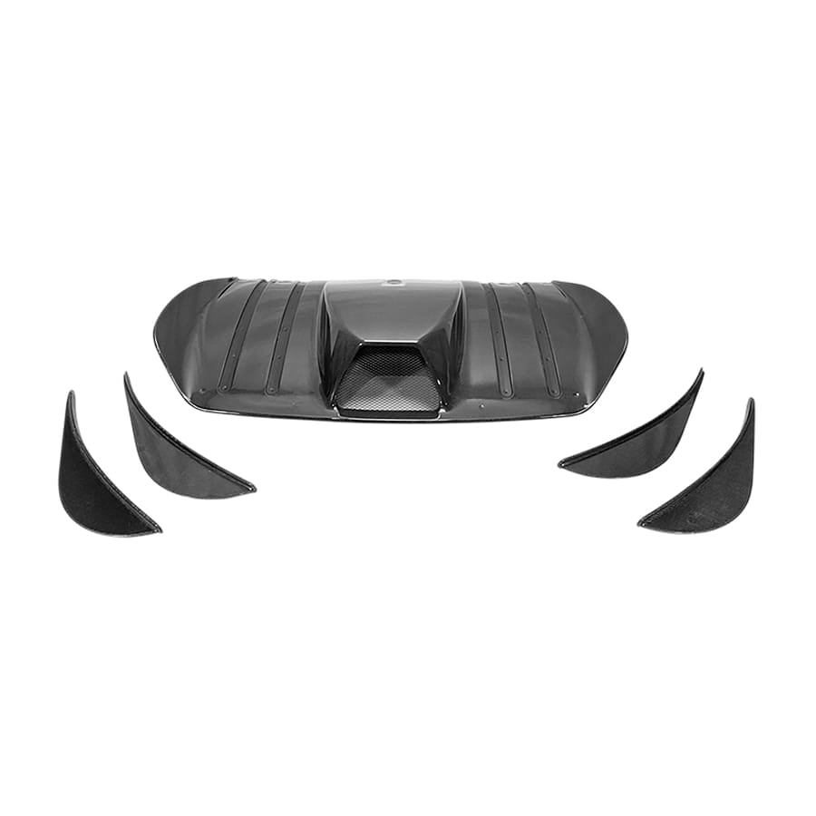 For Ferrari F430 430 1K Plain SCU Rear Bumper Diffuser Lip 2005-2009