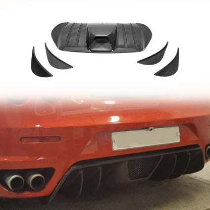 For Ferrari F430 430 1K Plain SCU Rear Bumper Diffuser Lip 2005-2009