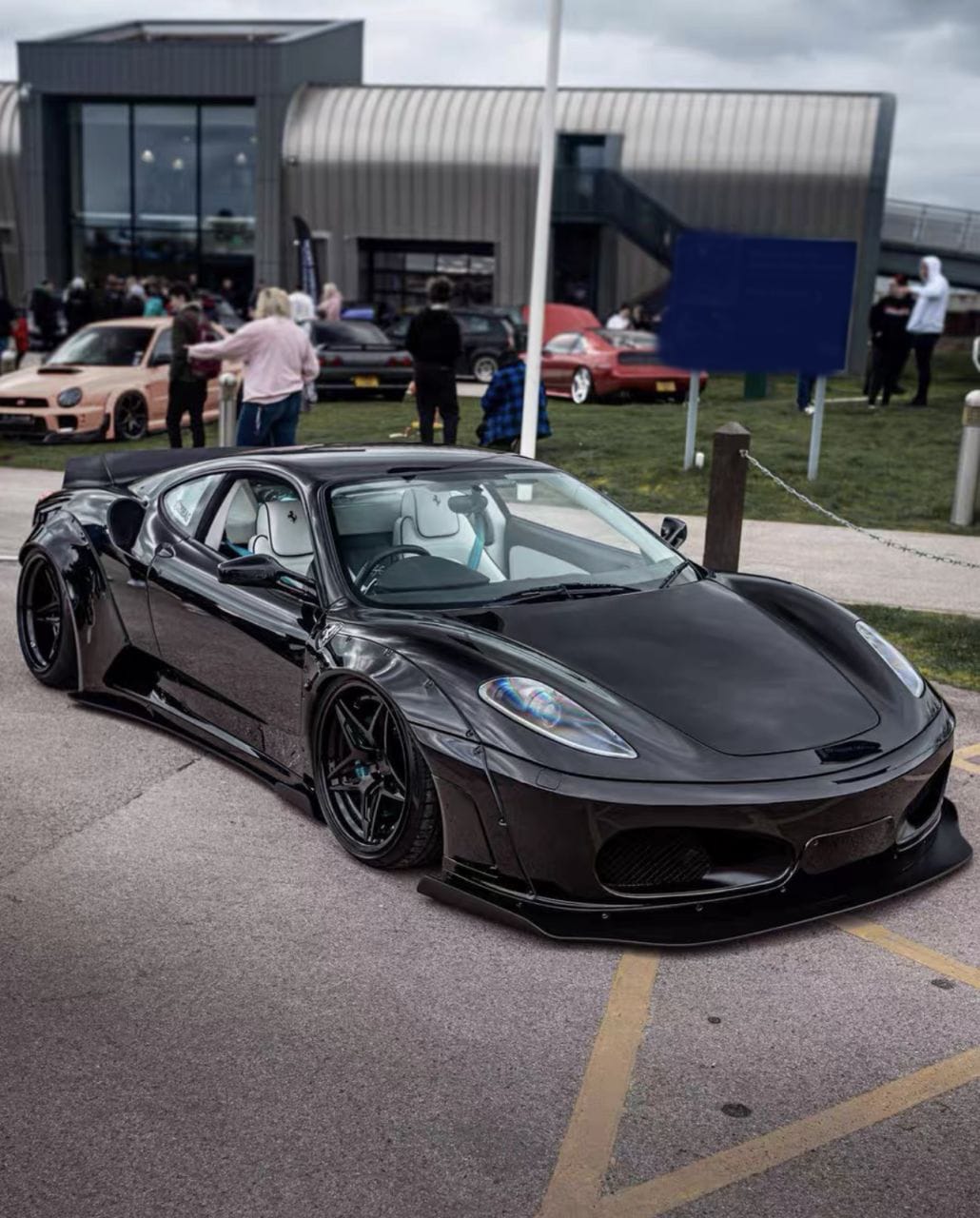 For Ferrari F430 430 LBM Style Aero Body Kit 2005-2009