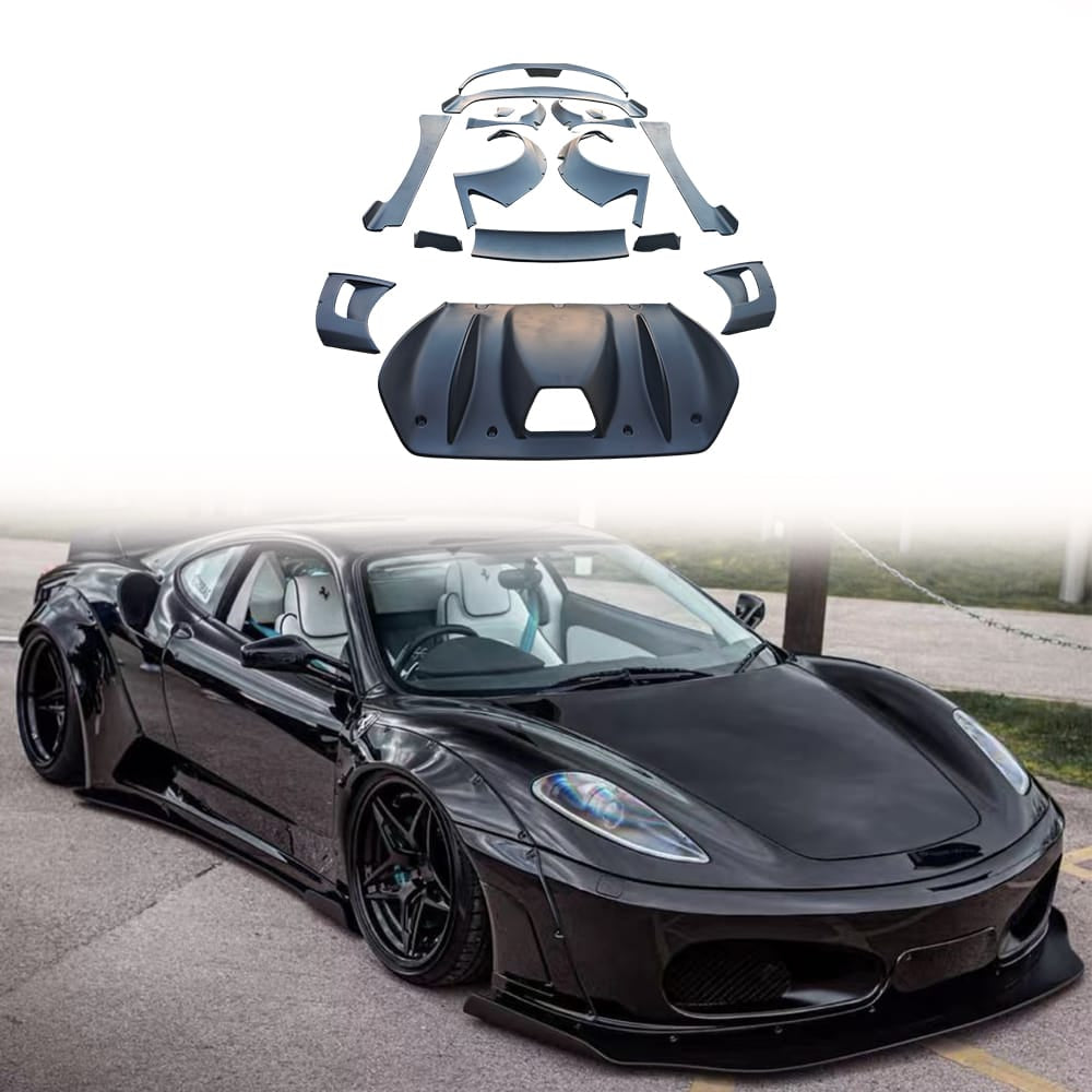 For Ferrari F430 430 LBM Style Aero Body Kit 2005-2009