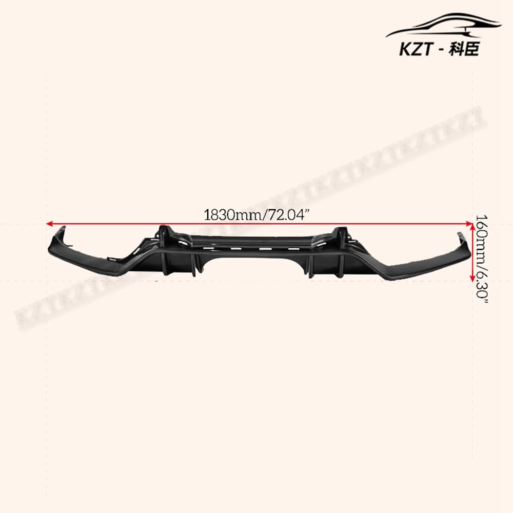 For Fk8 17-19 (Not Fit 2020 On) Civic Type-R Oem For Honda Rear Lip Carbon Fiber