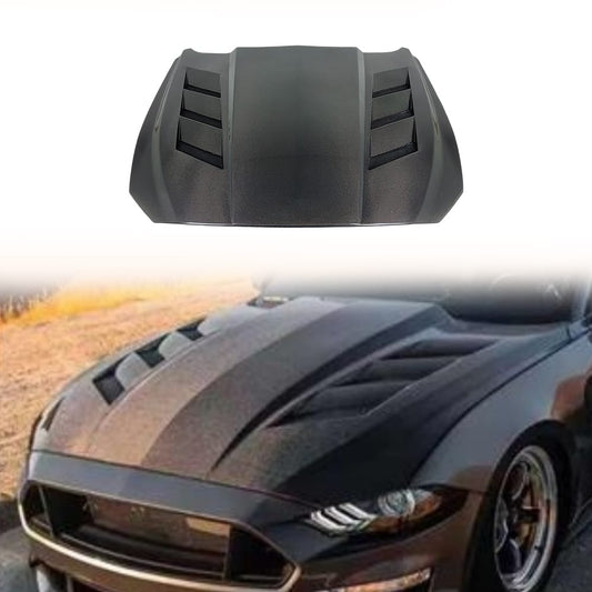 For Ford Mustang 2 Door MBJ Style Front Vented Hood 2018-2023