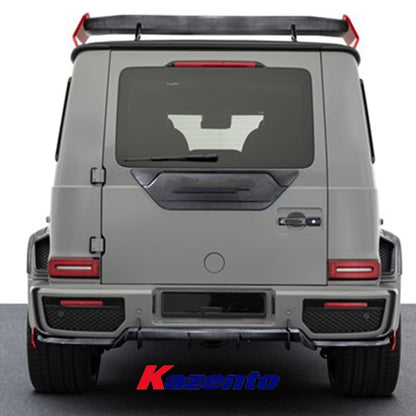 For G63 G500 G350 Rock-Style G900 Rear Under Lip Diffuser Dry Carbon Kazento Carbon Parts 车身侧板 G500-RL-ROCK-DCF