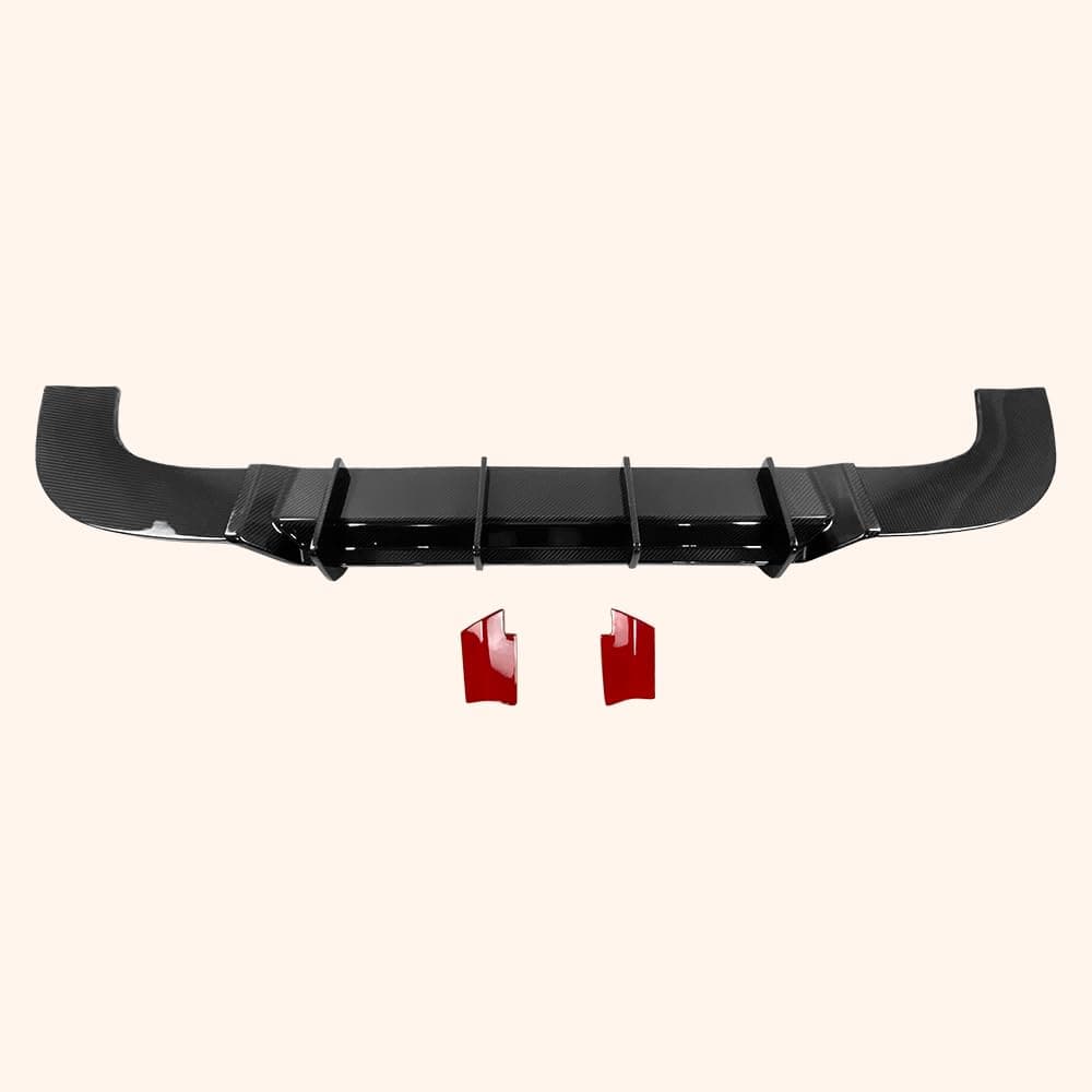 For G63 G500 G350 Rock-Style G900 Rear Under Lip Diffuser Dry Carbon