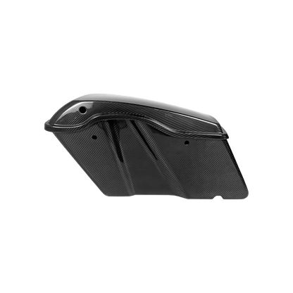 For Harley Davidson Touring 09-23 Dry Carbon Stand Full Saddlebags Lids 4pcs Kazento Carbon Parts Dry Carbon Fiber HARLEY-SADDLE-SD-DCF