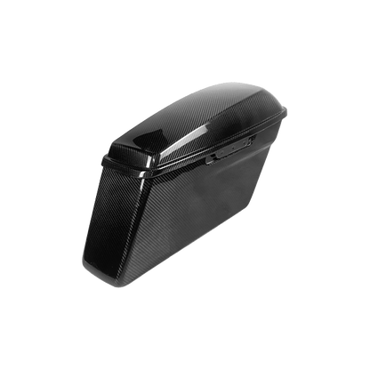 For Harley Davidson Touring 09-23 Dry Carbon Stand Full Saddlebags Lids 4pcs Kazento Carbon Parts Dry Carbon Fiber HARLEY-SADDLE-SD-DCF