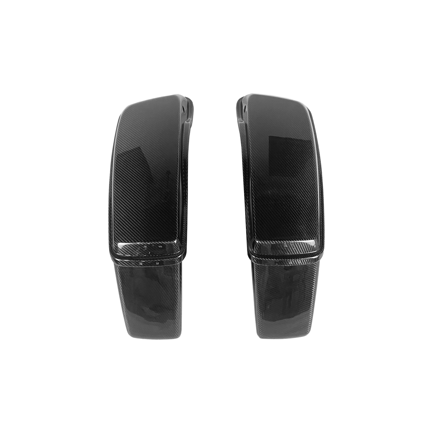 For Harley Davidson Touring 09-23 Dry Carbon Stand Full Saddlebags Lids 4pcs Kazento Carbon Parts Dry Carbon Fiber HARLEY-SADDLE-SD-DCF
