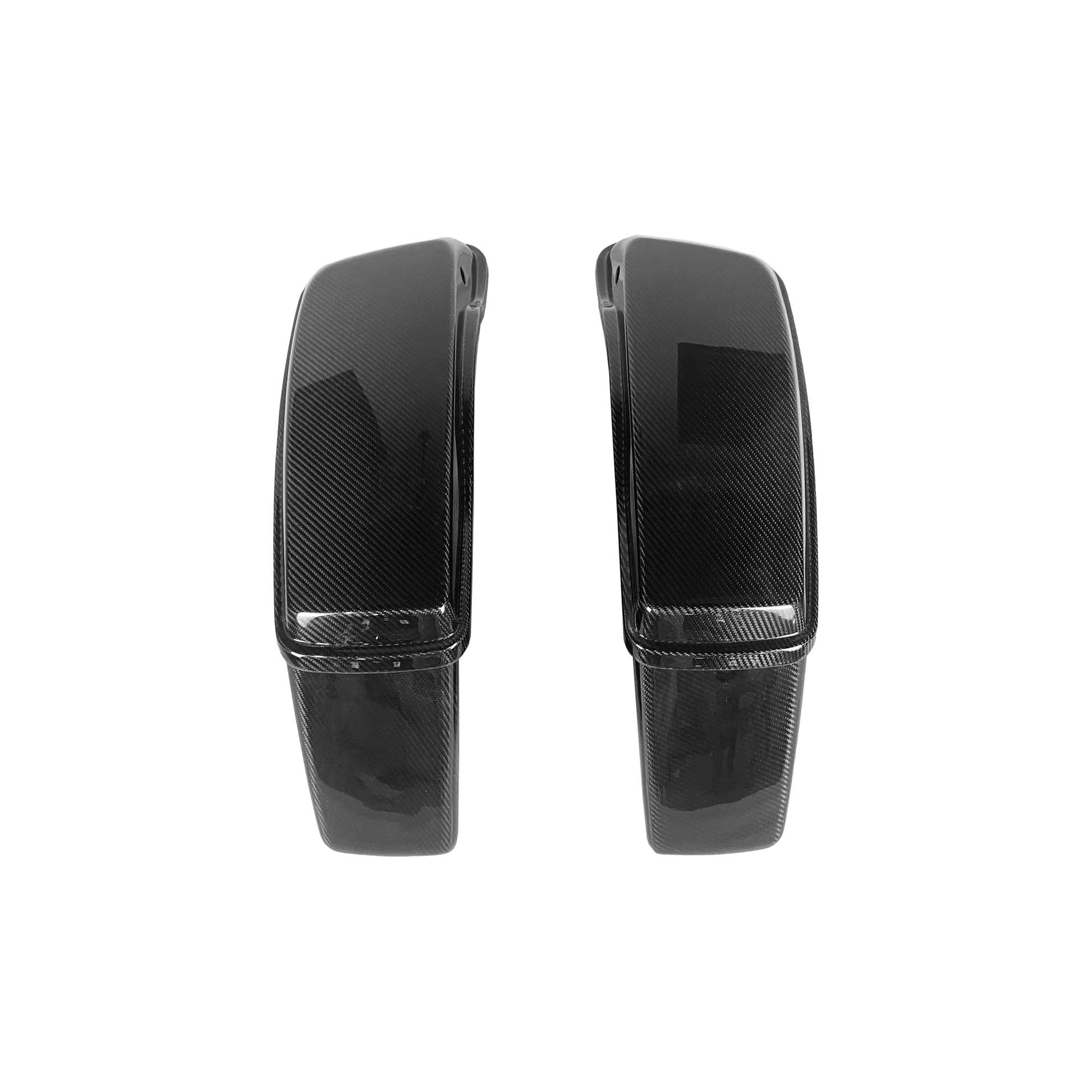 For Harley Davidson Touring 09-23 Dry Carbon Stand Full Saddlebags Lids 4pcs Kazento Carbon Parts Dry Carbon Fiber HARLEY-SADDLE-SD-DCF