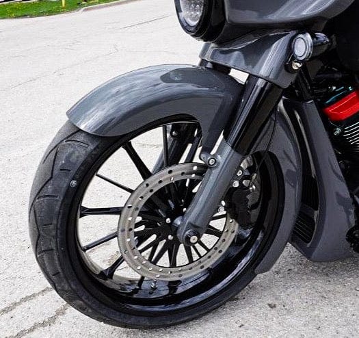For Harley Davidson Touring Street Road Glide Dry Carbon 19IN Front Wheel Fender Kazento Carbon Parts Dry Carbon Fiber HARLEY-FF-19IN-DCF