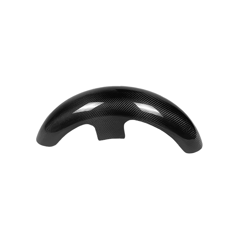 For Harley Davidson Touring Street Road Glide Dry Carbon LONG Style Front Fender Kazento Carbon Parts Dry Carbon Fiber HARLEY-FF-LO-DCF