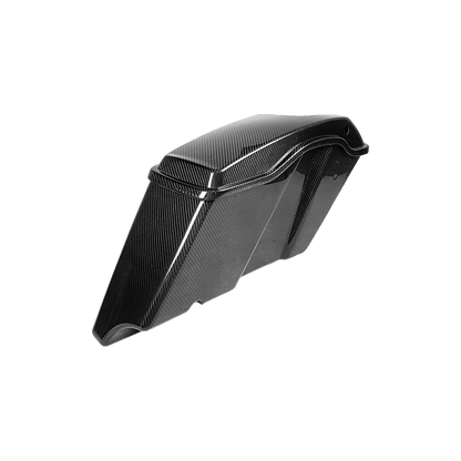 For Harley Touring CVO Street Road Glide 14-23 Dry Carbon Full Saddlebags 4pcs Kazento Carbon Parts Dry Carbon Fiber HARLEY-SADDLE-CVO-DCF