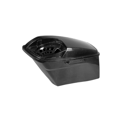 For Harley Touring CVO Street Road Glide 14-23 Dry Carbon Full Saddlebags 4pcs Kazento Carbon Parts Dry Carbon Fiber HARLEY-SADDLE-CVO-DCF