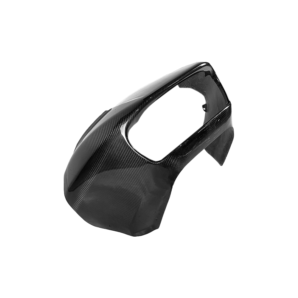 For Harley Touring Street Road Glide Dry Carbon Dual Headlight Fairing Trim