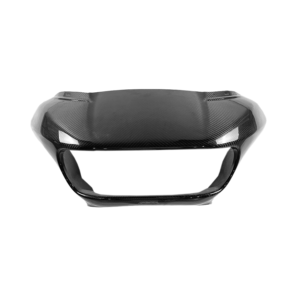 For Harley Touring Street Road Glide Dry Carbon Dual Headlight Fairing Trim
