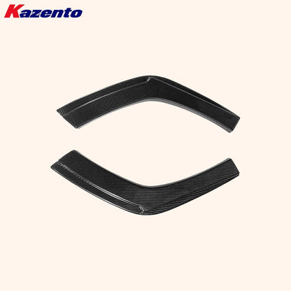 For Honda 06-11 Fd2 Civic Mug Rr Under Lip (3Pcs) Chin Splitter Spoiler Carbon Fiber Body Kits Kazento Carbon Parts 车身侧板 FD2-FL-MUG-CF