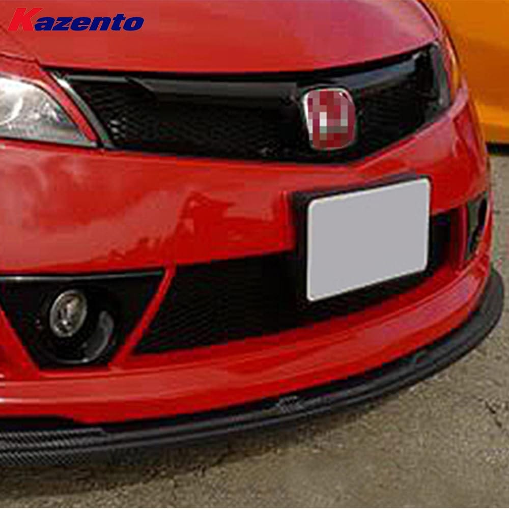 For Honda 06-11 Fd2 Civic Mug Rr Under Lip (3Pcs) Chin Splitter Spoiler Carbon Fiber Body Kits