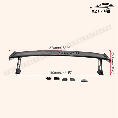 For Honda 15-17 Civic Type R Fk2 M Type Rear Gt Spoiler (5 Door Hatch) Carbon Fiber Car Body Parts Kits Kazento Carbon Parts 车身侧板 FK2-RS-M&-CF