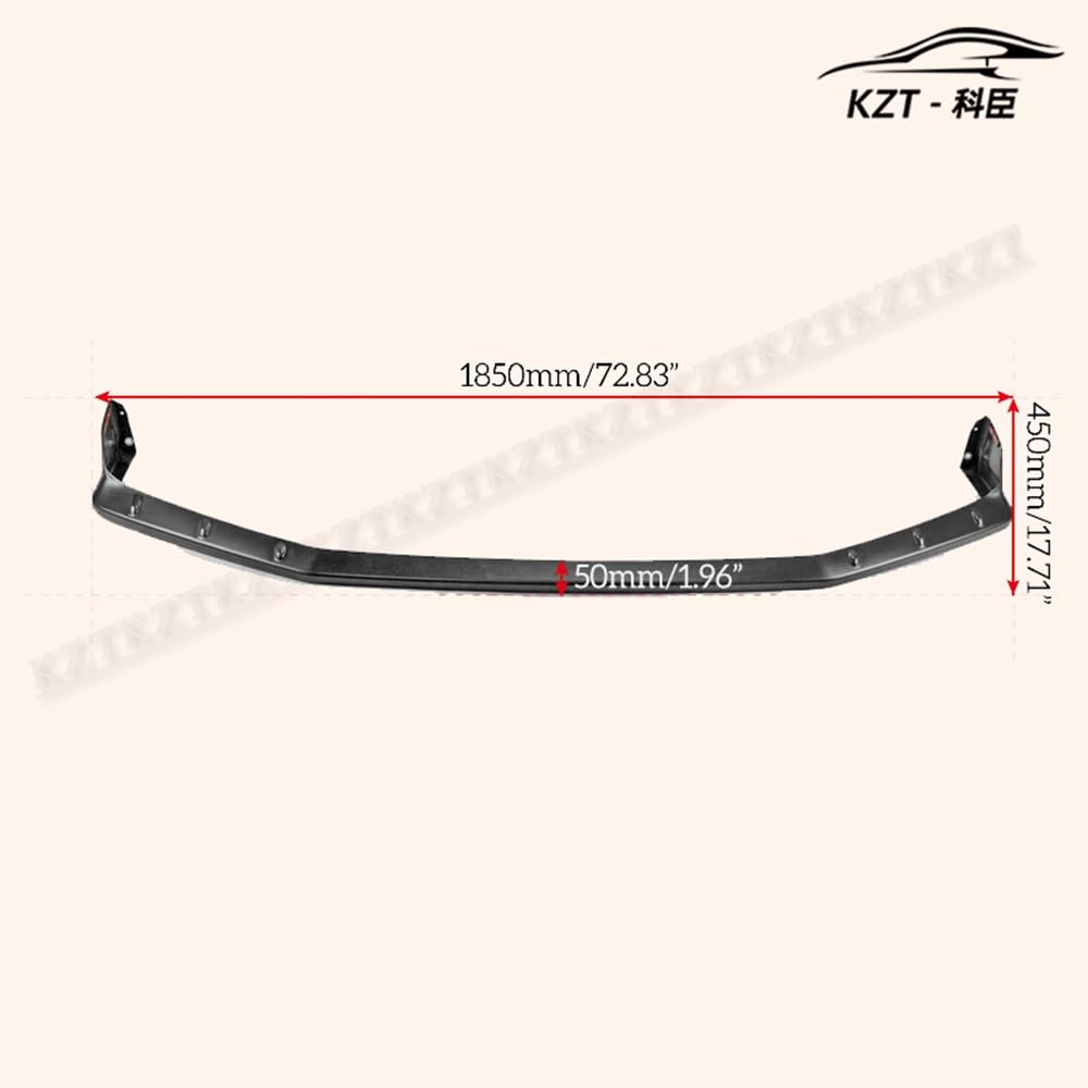 For Honda 17 Onwards Civic Type R Fk8 M Type Front Bumper Lip Chin Splitter Spoiler Abs Body Kits