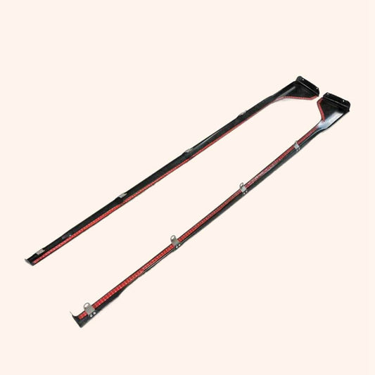 For Honda 17 Onwards Civic Type R Fk8 M Type Side Garnish 2Pcs Rocker Panels Side Part Abs Body Kit Replacement