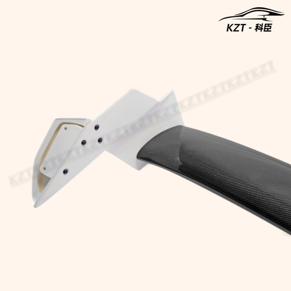For Honda 17 Onwards Civic Type R Fk8 Type M Rear Spoiler Partial Carbon Fiber(Blade+Caps) Car Body Parts Kits Kazento Carbon Parts 车身侧板 FK8-RS-M&-PCF1
